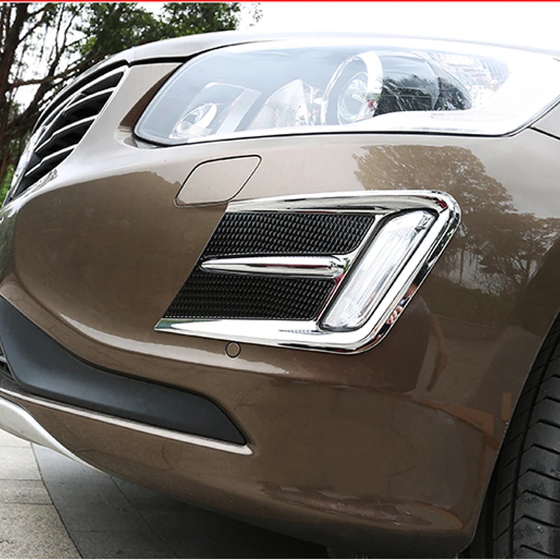 

Free Shipping High Quality ABS Chrome Front Fog lamps cover Trim Fog lamp shade Trim For Volvo XC60 XC 60