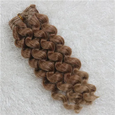 1 шт. 20*100 см парик аксессуары для парик для кукол кудрявые волосы из высокотемпературного волокна для BJD - Цвет: Color 04