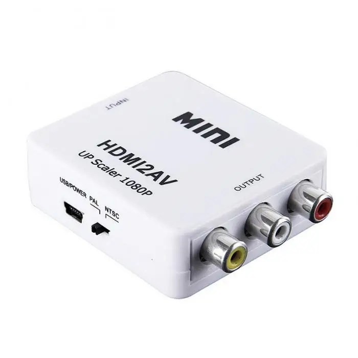 Мини 1080 P HDMI к Аудио Видео AV RCA адаптер CVBS конвертер для HDTV ND998