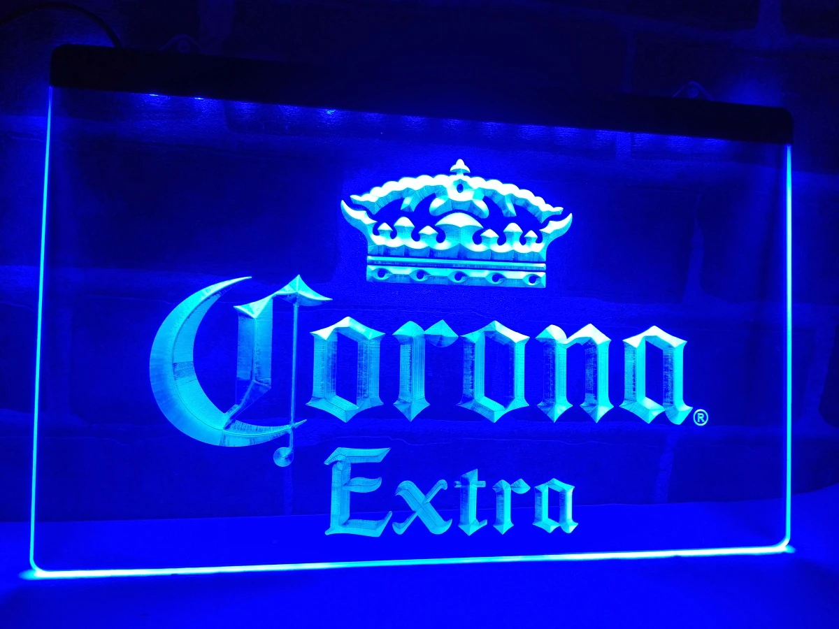 LE013 Corona Extra Beer Bar Pub Cafe светодиодный неоновый светильник знак домашнее украшение