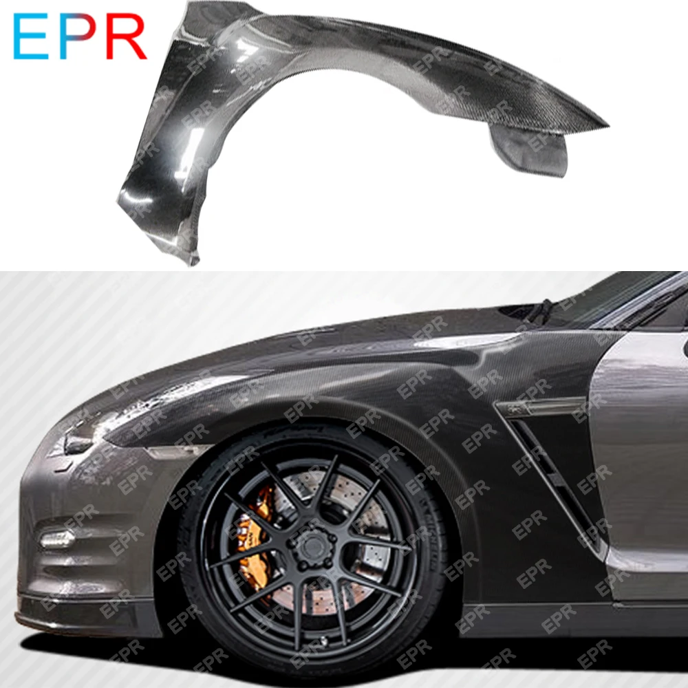 Для Nissan GTR R35 OEM переднее крыло из углеродного волокна (с вентиляционными