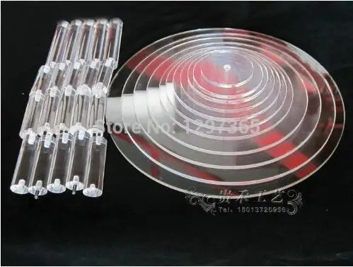 wholesale wedding Custom Elegant Round 7 Tier /cooking tools/ Acrylic Wedding Party Cupcake Stand | Дом и сад