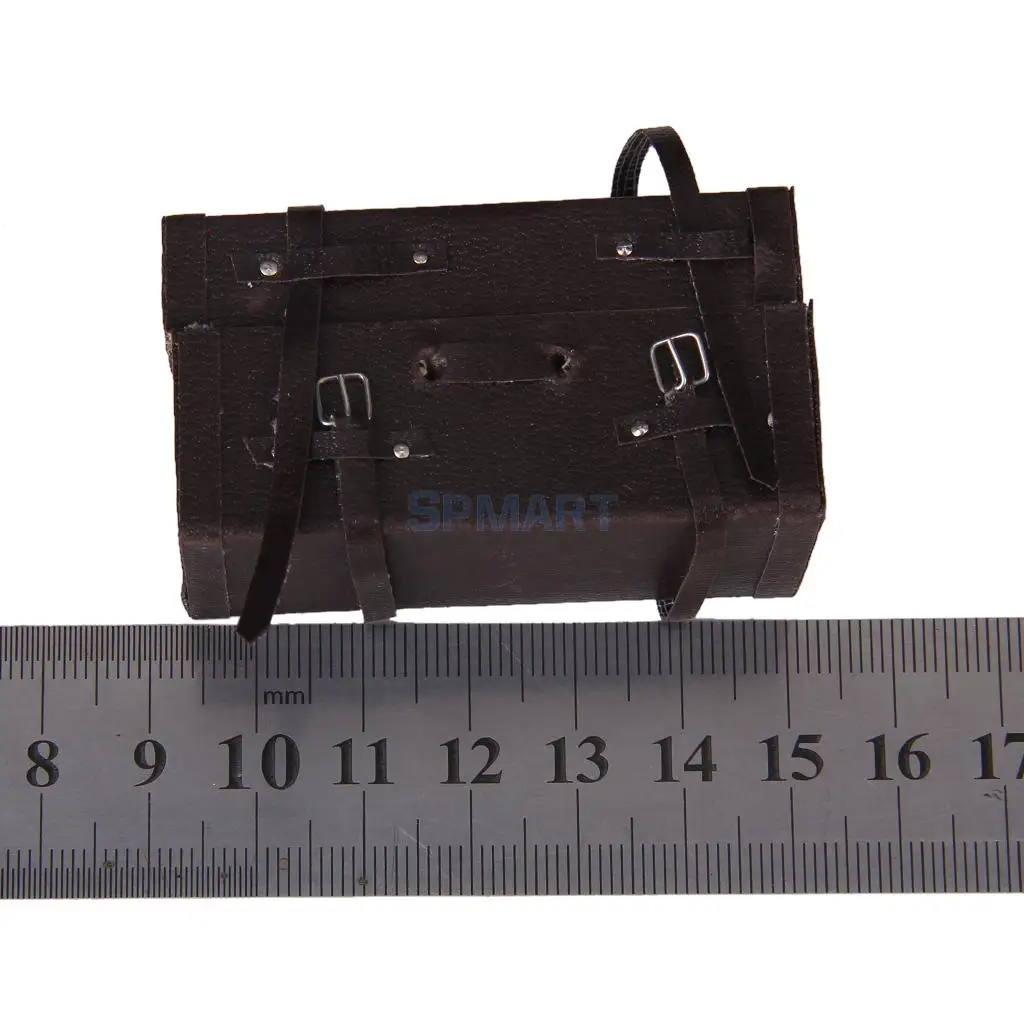 Миниатюрный кожаный деревянный чемодан SPMART 1/12|miniature vintage|vintage miniaturesminiature suitcases |