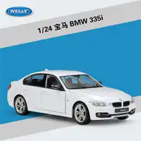 WELLY 1:24 High Simulation Classical Diecast Vehicle BMW335i/535i Metal Alloy Model Car For Boy Children Gift Toy Car Collection