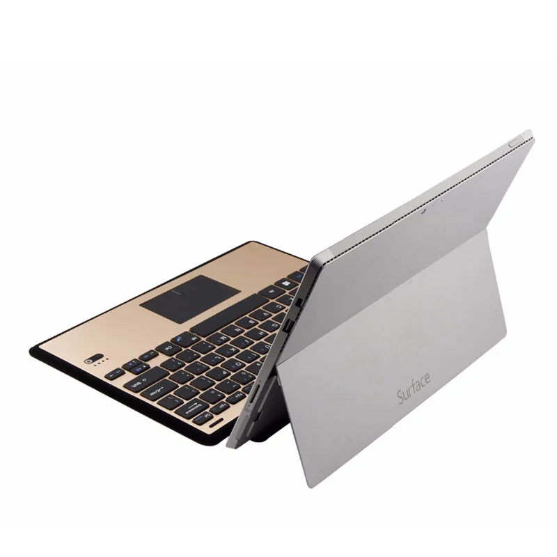 Тачпад Клавиатура ультратонкая Крышка для microsoft Surface 3 алюминиевая Bluetooth