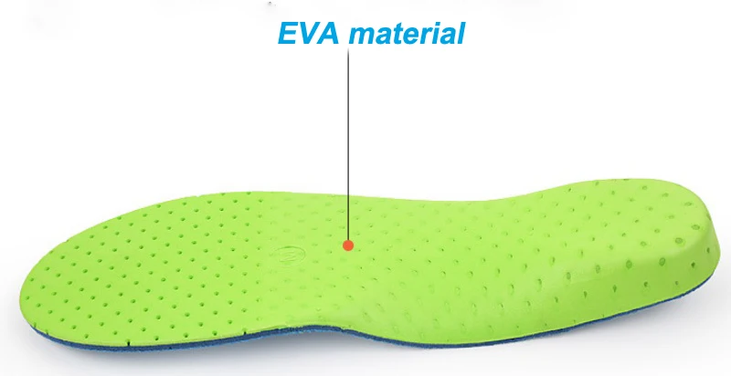 Мягкая EVA ортопедические стельки Дышащие Бег шок поглощающие подушки спортивная обувь уход для ног: стельки ортопедическая стелька