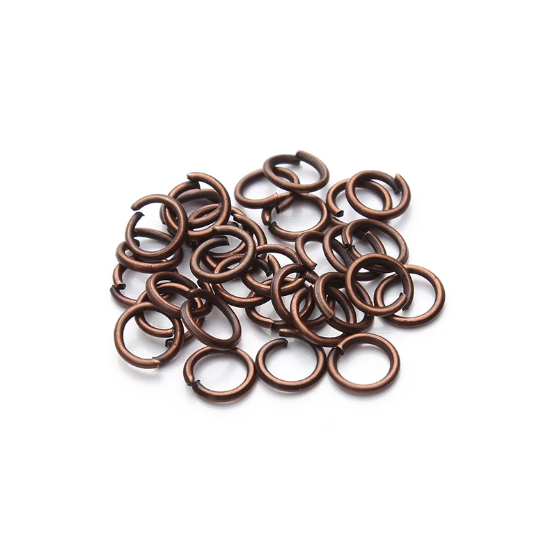 Split Key Rings Small 4mm 5mm 6mm 8mm 10mm 12mm Bronze Copper Silver Gold  Brass