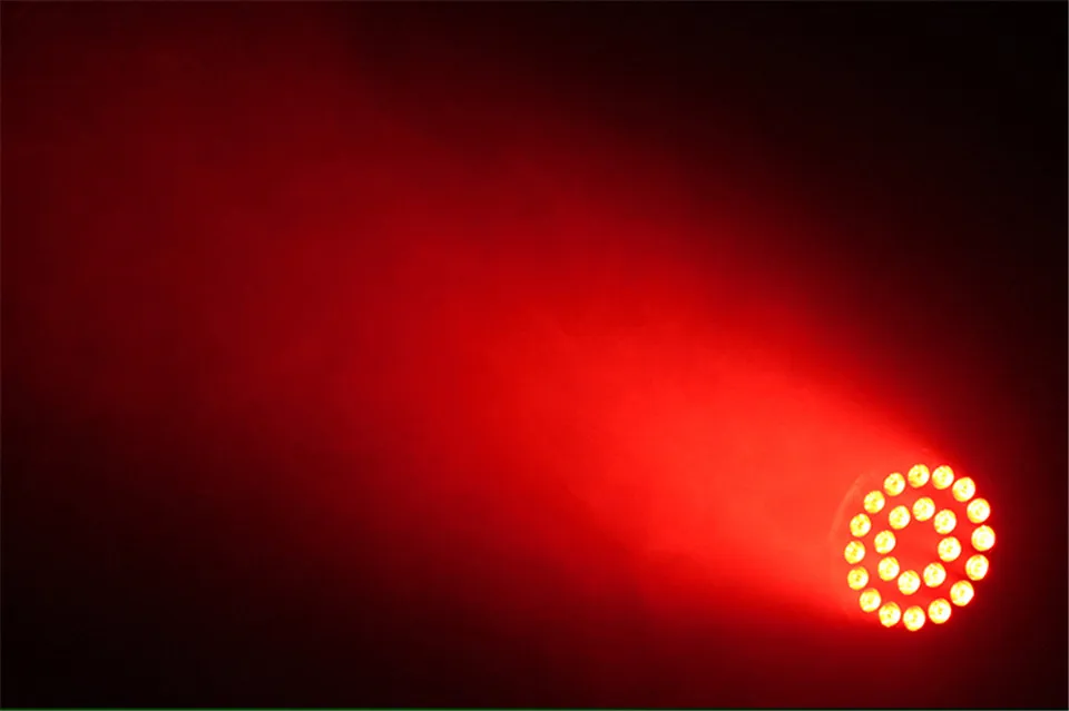 24x18 Вт RGBWA + UV 6in1 DMX светодиодный Par de Lujo los dere dj iluminacion rgbwa uv llevo luz la igualdad DJ dmx luz|par led|led