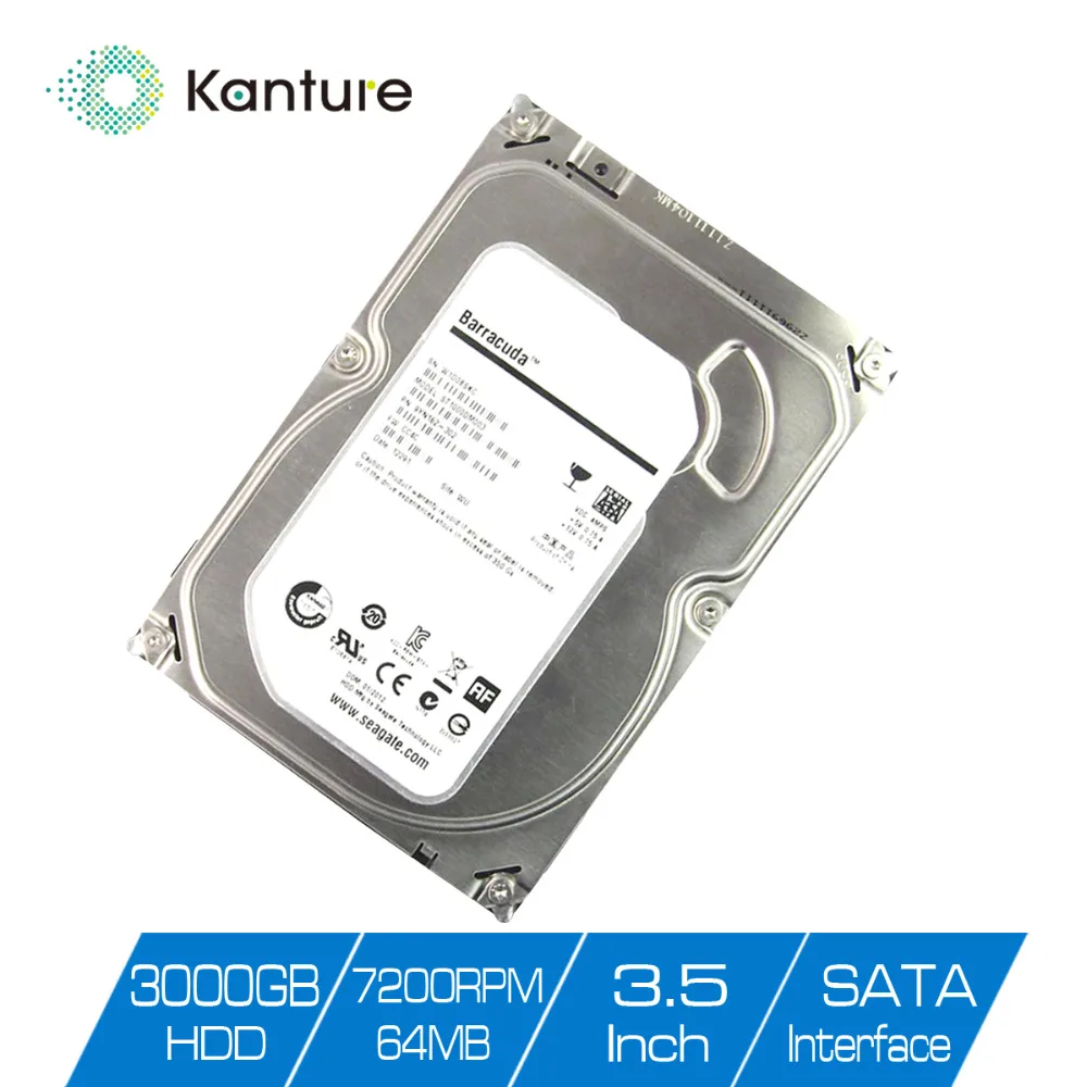 Video Surveillance SATA HDD 3.5 inch 3000GB 3TB Hard Disk Drive For CCTV Camera AHD DVR NVR