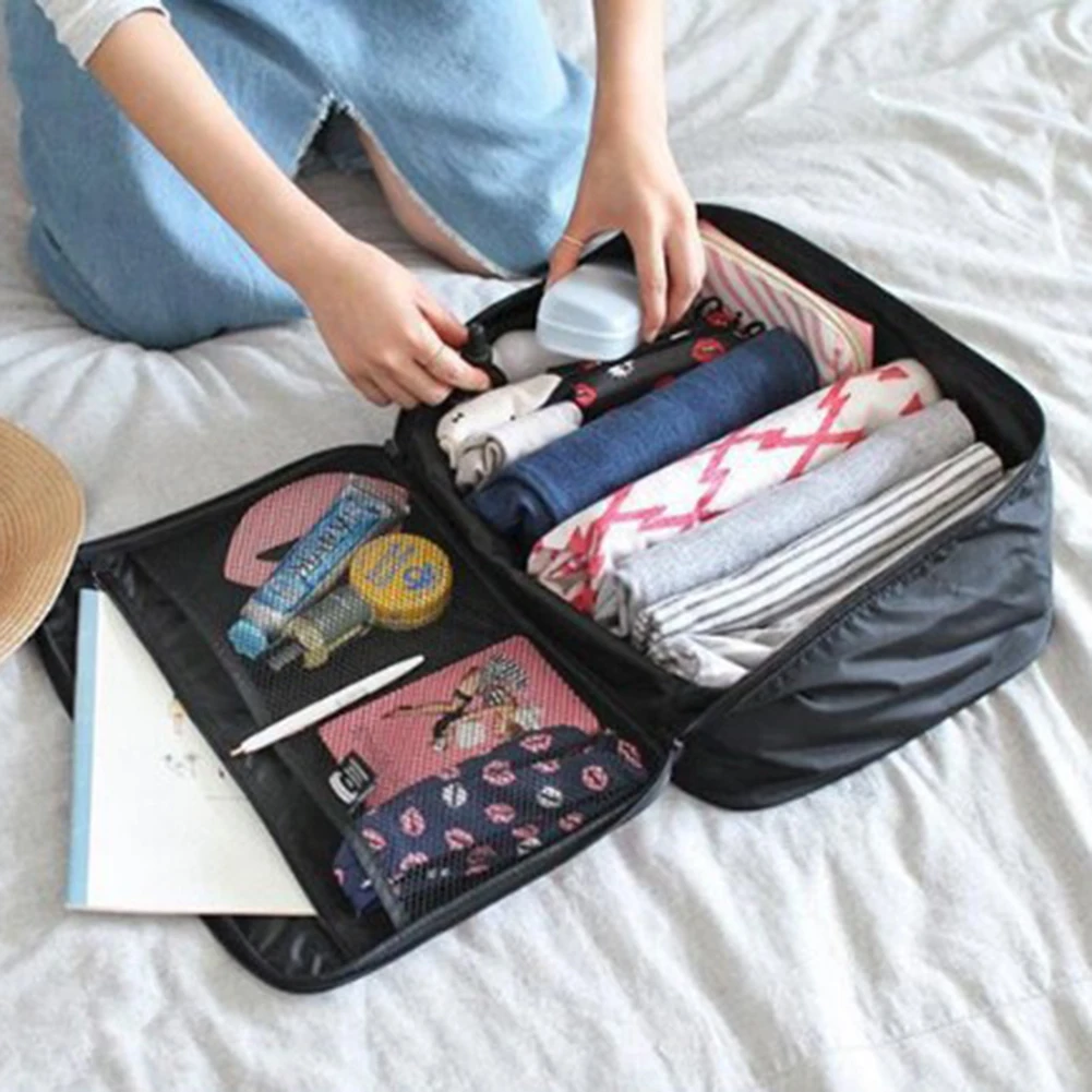 Аксессуары для путешествий, упаковочные органайзеры, Женская Упаковка Сумки для хранения, для путешествий, уличная одежда, органайзер для багажа, сумки, сумка