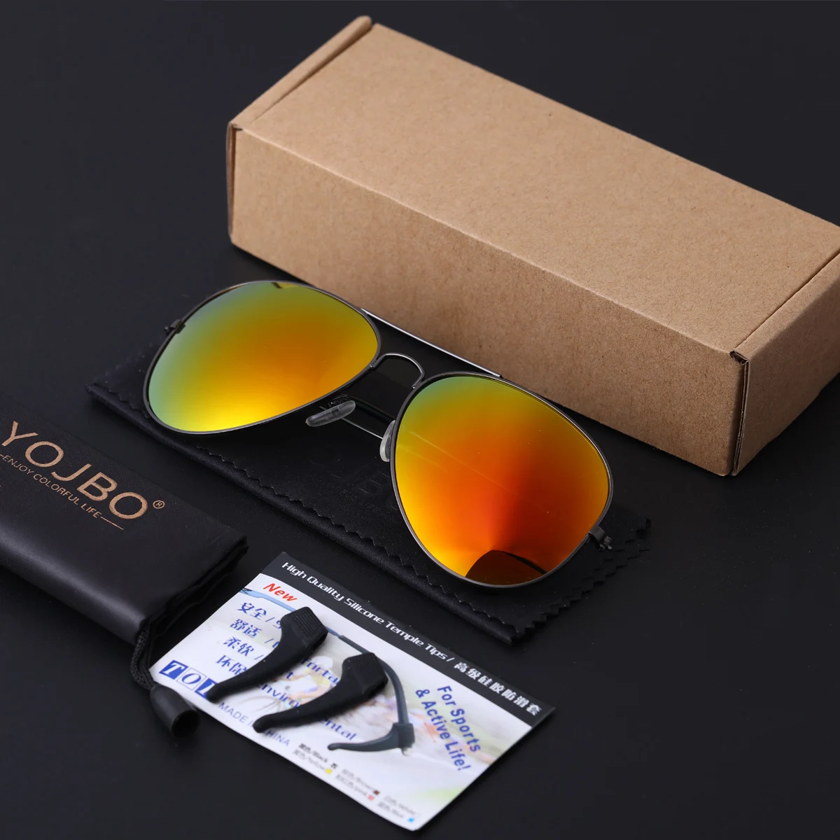 YOJBO роскошные солнцезащитные очки пилота для мужчин оправа из сплава, зеркальная линза с покрытием для женщин вождения дизайнерский бренд UV400 оттенков Роскошные UV400 очки - Цвет линз: C20