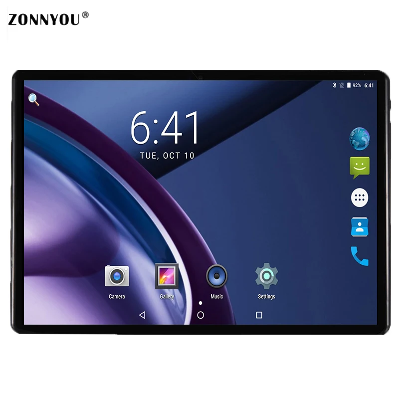 

2.5D Steel Screen 10.1 inch Tablets Android 7.0 Quad Core 32GB ROM S-IPS Wi-Fi Bluetooth 4.0 GPS Tablet PC 10.1 + Gift