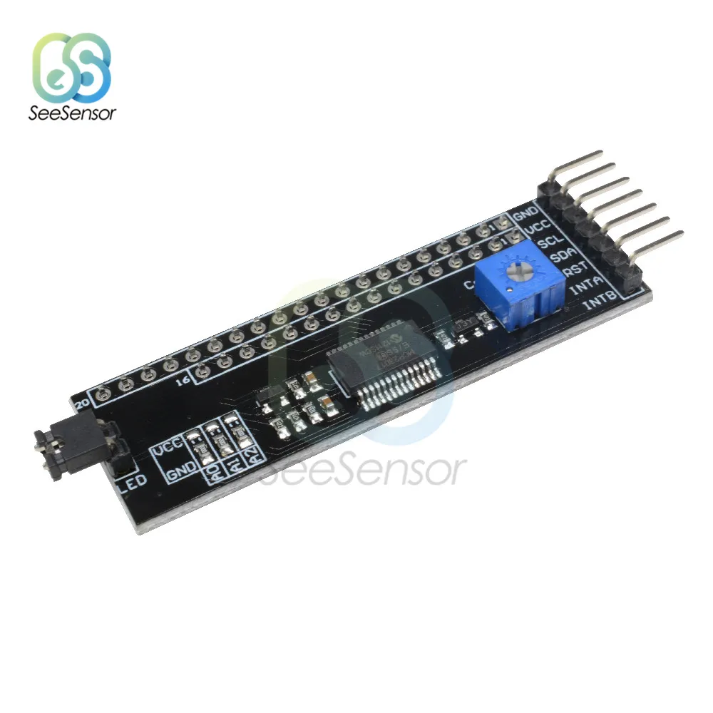 MCP23017 12864 128*64 lcd igc IIC TWI последовательный интерфейс SPI плата адаптера модуль преобразователя для Arduino 1602 2004 с контактами