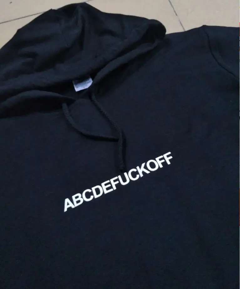 Abcdebuckoff/Толстовка Tumblr; модная одежда; толстовка с капюшоном; хлопковый Забавный джемпер с графическим круглым вырезом; стильная одежда унисекс