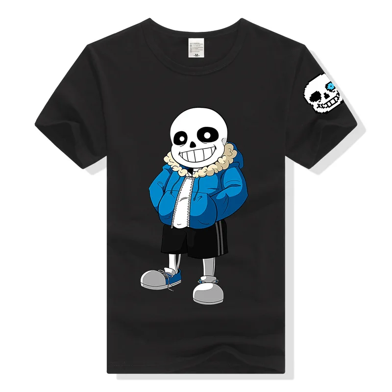 

Undertale T Shirt Sans T-Shirt Men Women Tshirt Clothing Unisex Short Sleeve Game Cotton Print Tee
