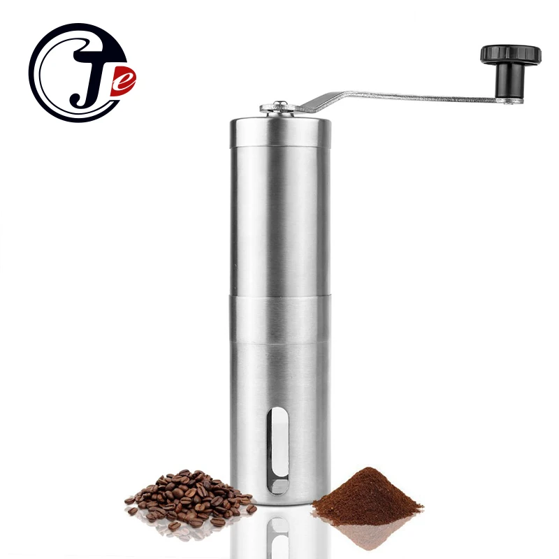 Baratos Manual Original molinillo de café de acero inoxidable molinos de café máquina de molino de mano portátil Burr molinos de herramienta Manual