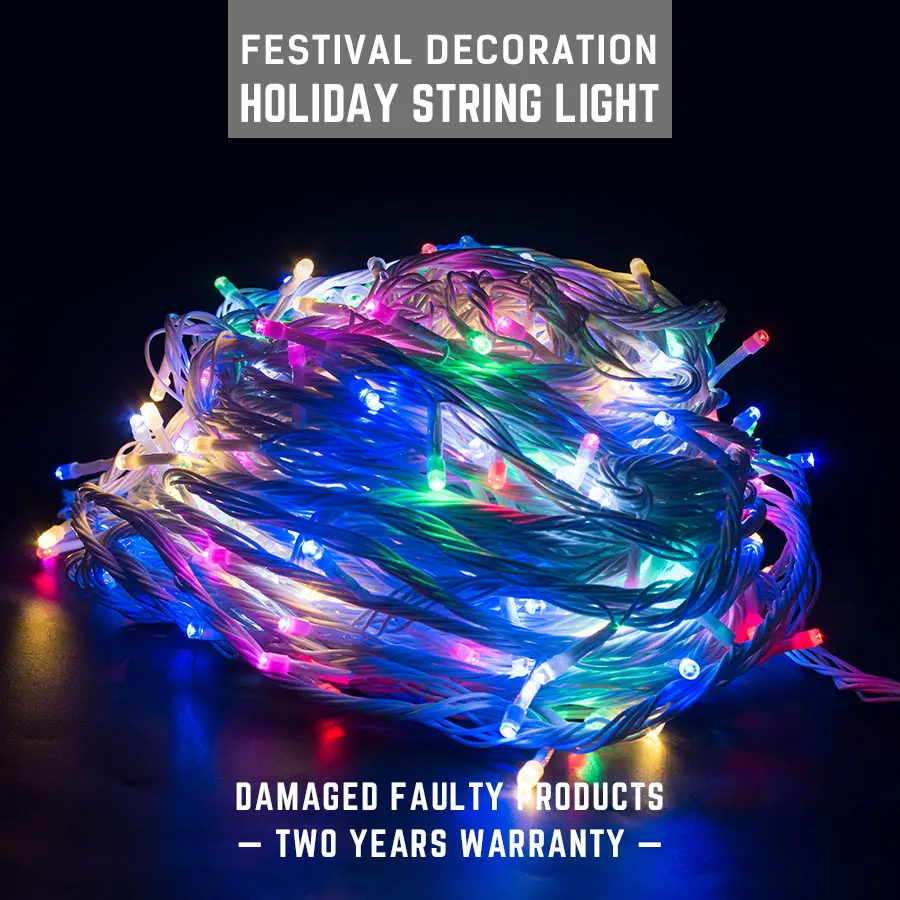 LED Multicolor String lights 50m Xmas Decorative Lamp strings Bedroom