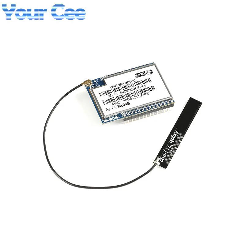 HLK-RM04 RM04 Uart последовательный порт для Ethernet wifi Wi-Fi беспроводной сетевой модуль преобразования с антенной PCB