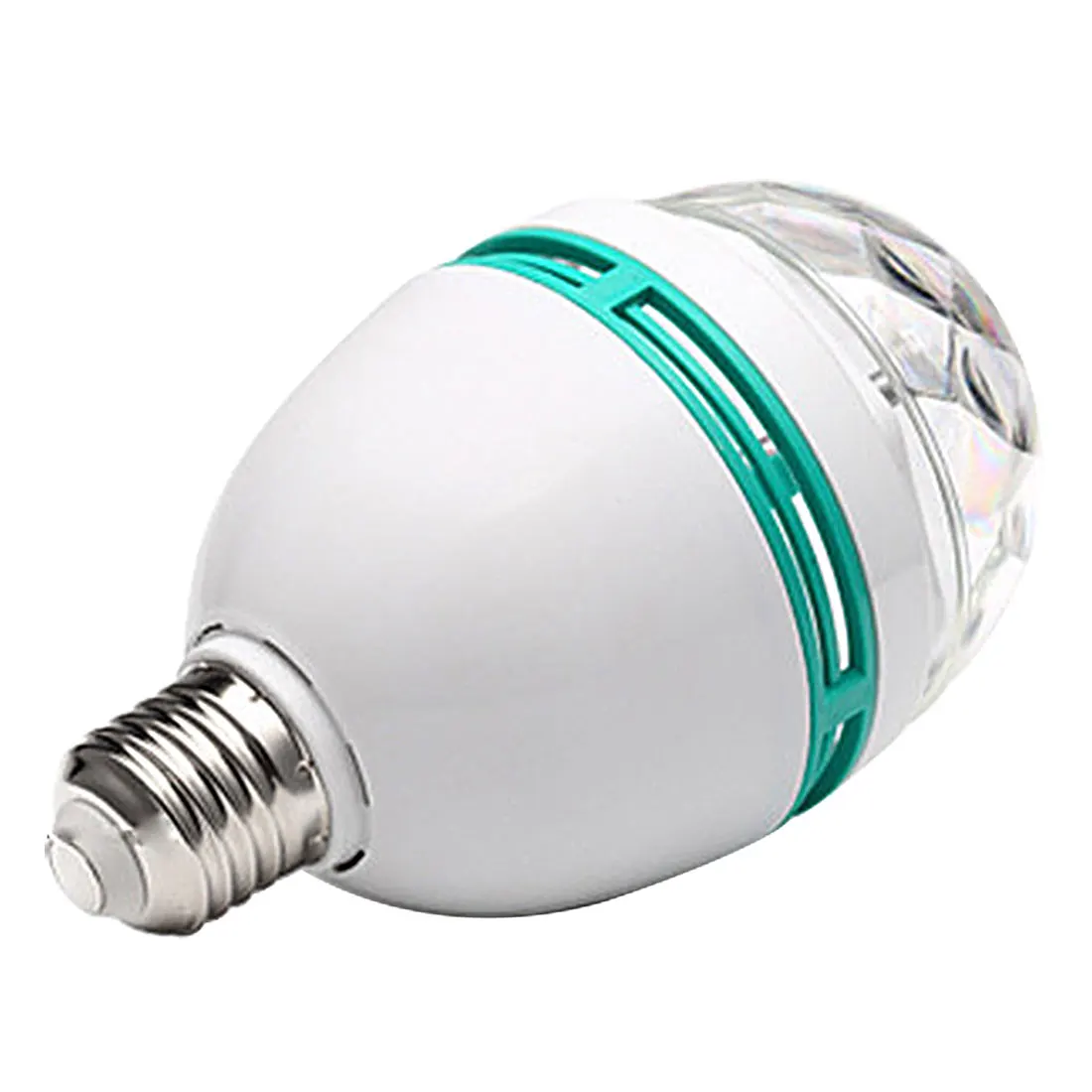 

Stage Light E27 3W 110v-220v Colorful Auto Rotating RGB projector Crystal led Magic Ball DJ party disco effect Bulb Lamp