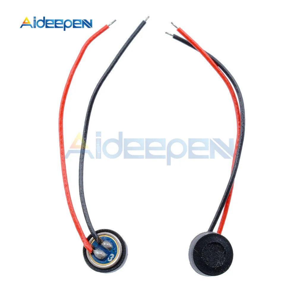 2 проводной конденсаторный микрофон для ПК телефона MP3 MP4|Детали и аксессуары