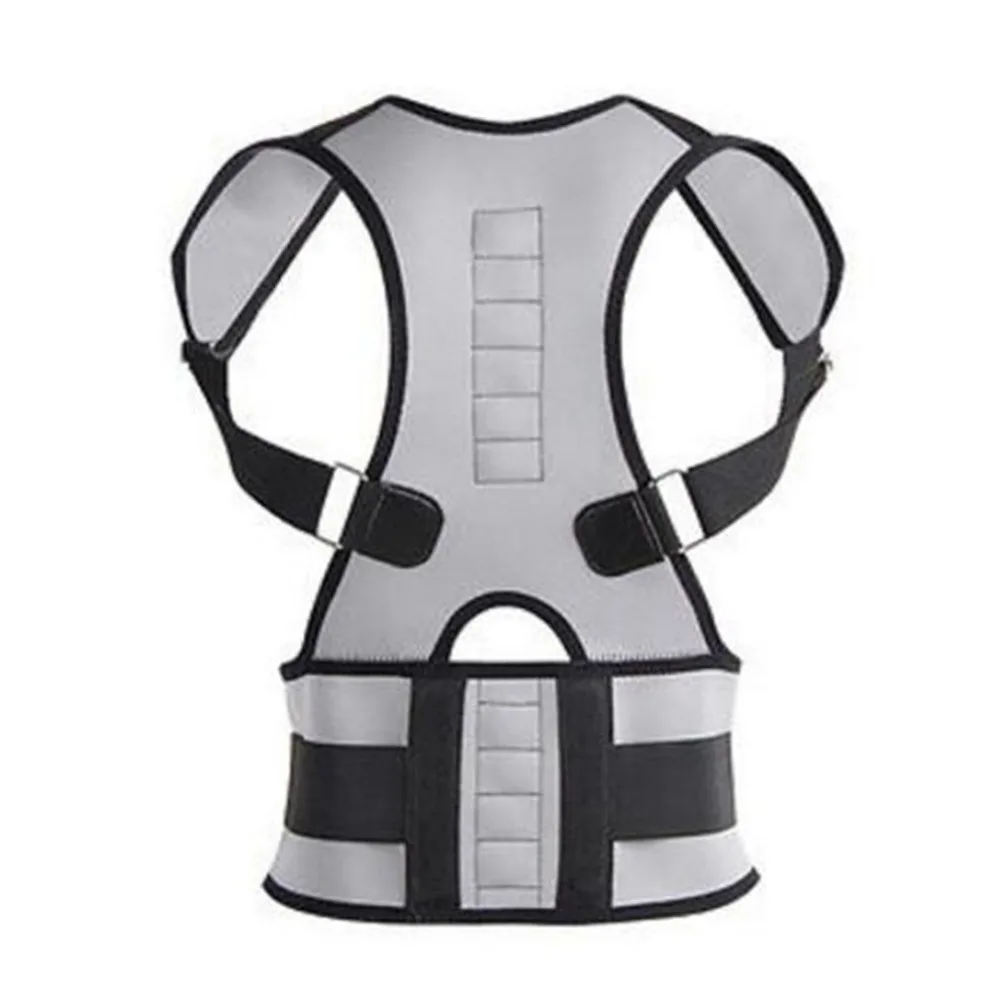 Adjustable Posture Corrector All In One Back Support Shoulder Lumbar Brace Belt Strap Universal for Men 1 Adjustable Posture Corrector All In One Back Support Shoulder Lumbar Brace Belt Strap Universal for Men 4