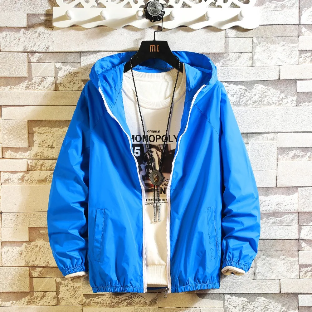 الصيف المرأة الشمس حماية سترة زوجين في الهواء الطلق التجفيف السريع الرجال و المرأة الشمس حماية سترة زائد حجم XS-8XL