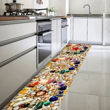 

[2size 3color] 3D pebbles wall floor sticker wallpapers for DIY home decoration living room bedroom kitchen oliproof floor paper