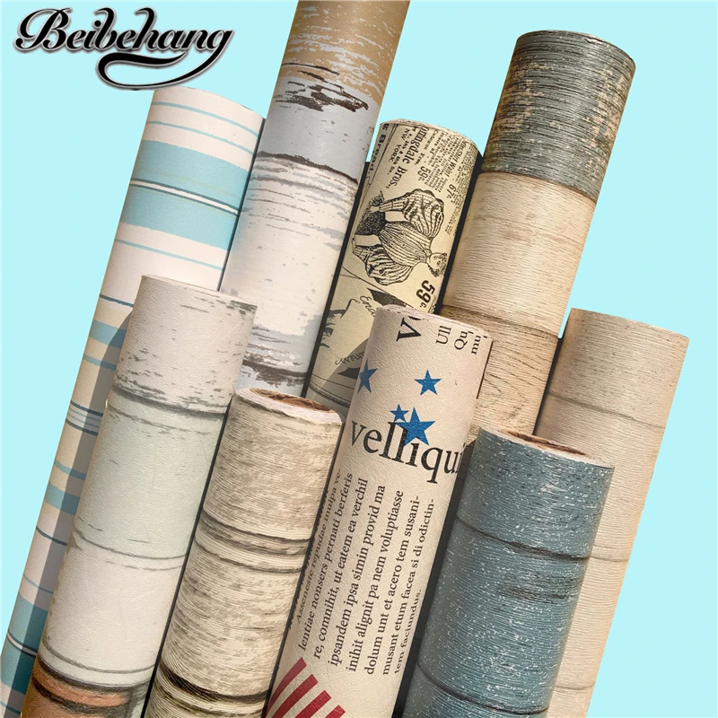 Beibehang Students Dormitory Mediterranean Thick Pvc Selfadhesive