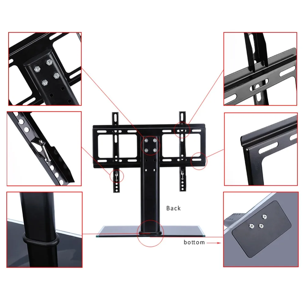Высокое качество 26-32 дюймов Регулируемый универсальный Телевизор подставка Подиум базовое крепление плоский экран ТВ кронштейн тв монтажные кронштейны