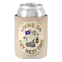 Живущих на Ки-Уэст Время Может Охладитель Дети Сувениры Подарок На День Рождения Персонализированные Неопрена Напиток Может Держателей Пива Изолятор для Любовника