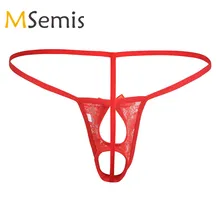 Мужское нижнее белье для геев, бикини, стринги, стринги, сексуальное нижнее белье, открытая ягодица, трусы с вырезами, кольцо для пениса, отверстие, мяч, подтяжка, стринги, нижнее белье