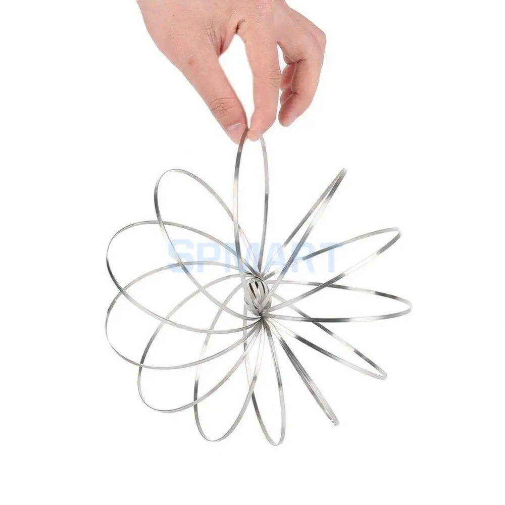 3D Spinner Dynamic Science Motion Flow Rings Magic Fidget Bracelet Toy Funny 