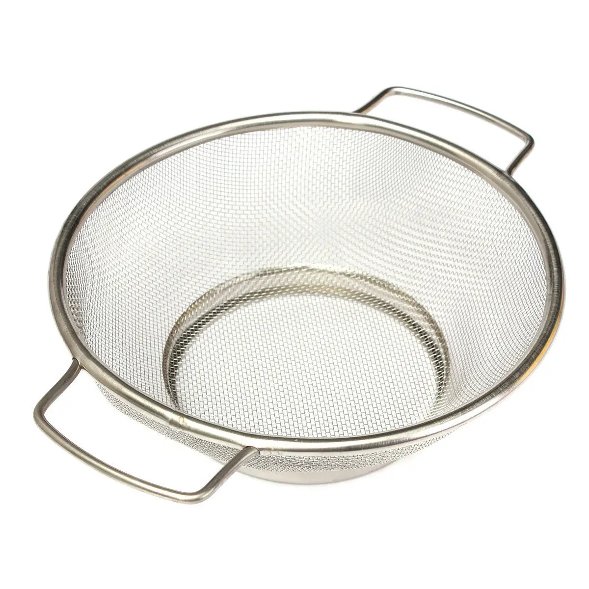 

Stainless Steel Fine Mesh Strainer Bowl Drainer Vegetable Sieve Colander Sifter