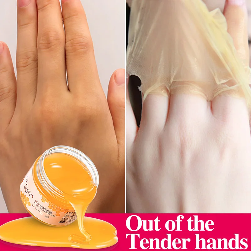 

150g Milk Honey Paraffin Wax Hand Mask Hand Care Moisturizing Whitening Skin Care Exfoliating Calluses Hand Film Hand Cream