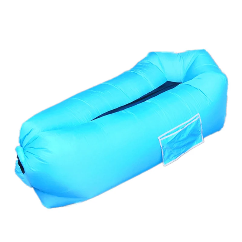 

2019 outdoor products fast inflatable air bed inflatable sofa lazy bag air sofa lounger good quality chair sleeping bag laybag