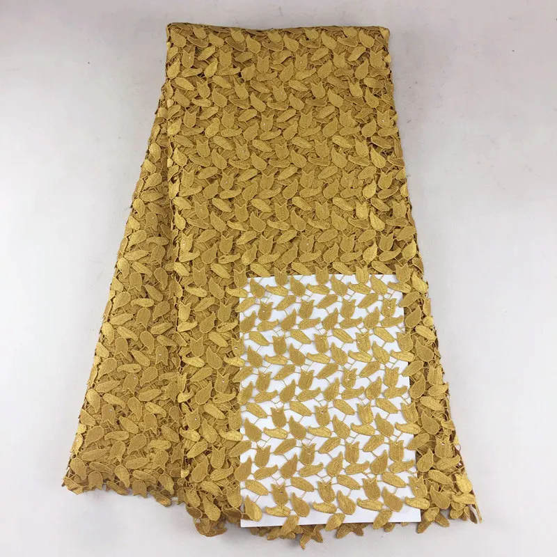 

High Quality African Swiss Guipure Cord Lace 008 Free Shipping African Wedding lace 5Yds/Lot Embroidery Fabric