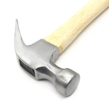 Натуральное дерево ручкой Сталь молоток гладкой полезно молоток