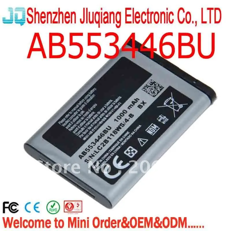 Ab553446bu Battery For Samsung Sgh-m620 Sgh-p900 Sgh-x150 Sgh-x160 Sgh ...