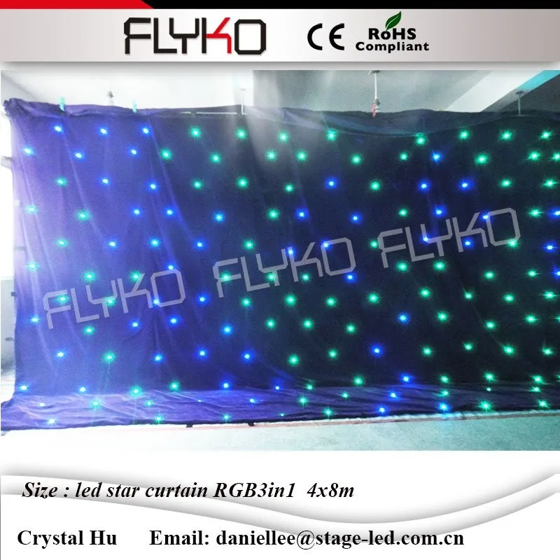 LED star curtain 4x8m45