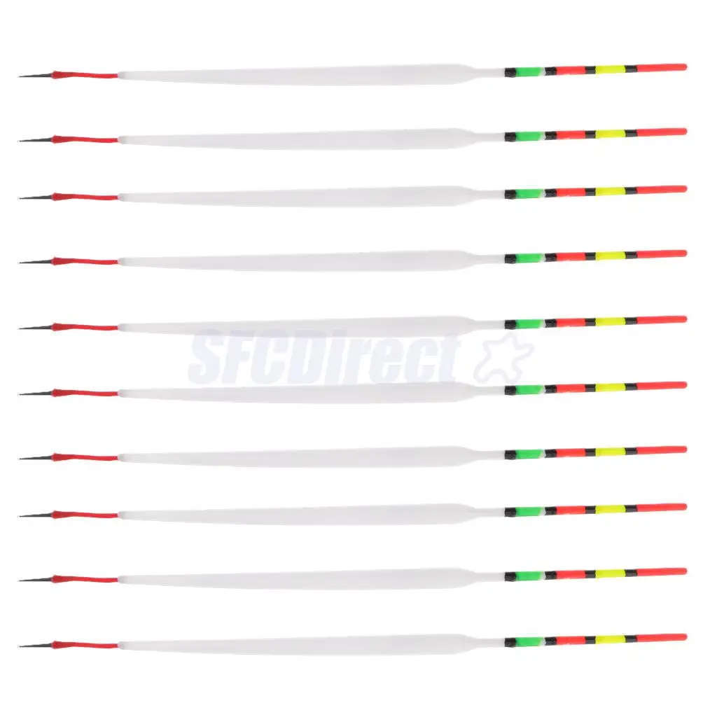 10pcs Fishing Sliding Floats Drift Tube Long Float Slips Fishing Indicator