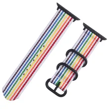 Colorful Nylon Apple Watch Nylon Bracelet for Series 42mm 38mm cloth-like strap iwatch 3/2/1 bracelet nylon watchban Colorful Nylon Apple Watch Nylon Bracelet for Series 42mm 38mm cloth-like strap iwatch 3/2/1 bracelet nylon watchban