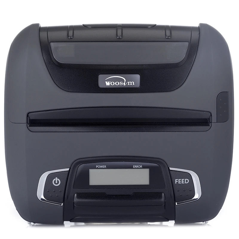 112mm Woosim portable mobile printers in black color WSP I450in