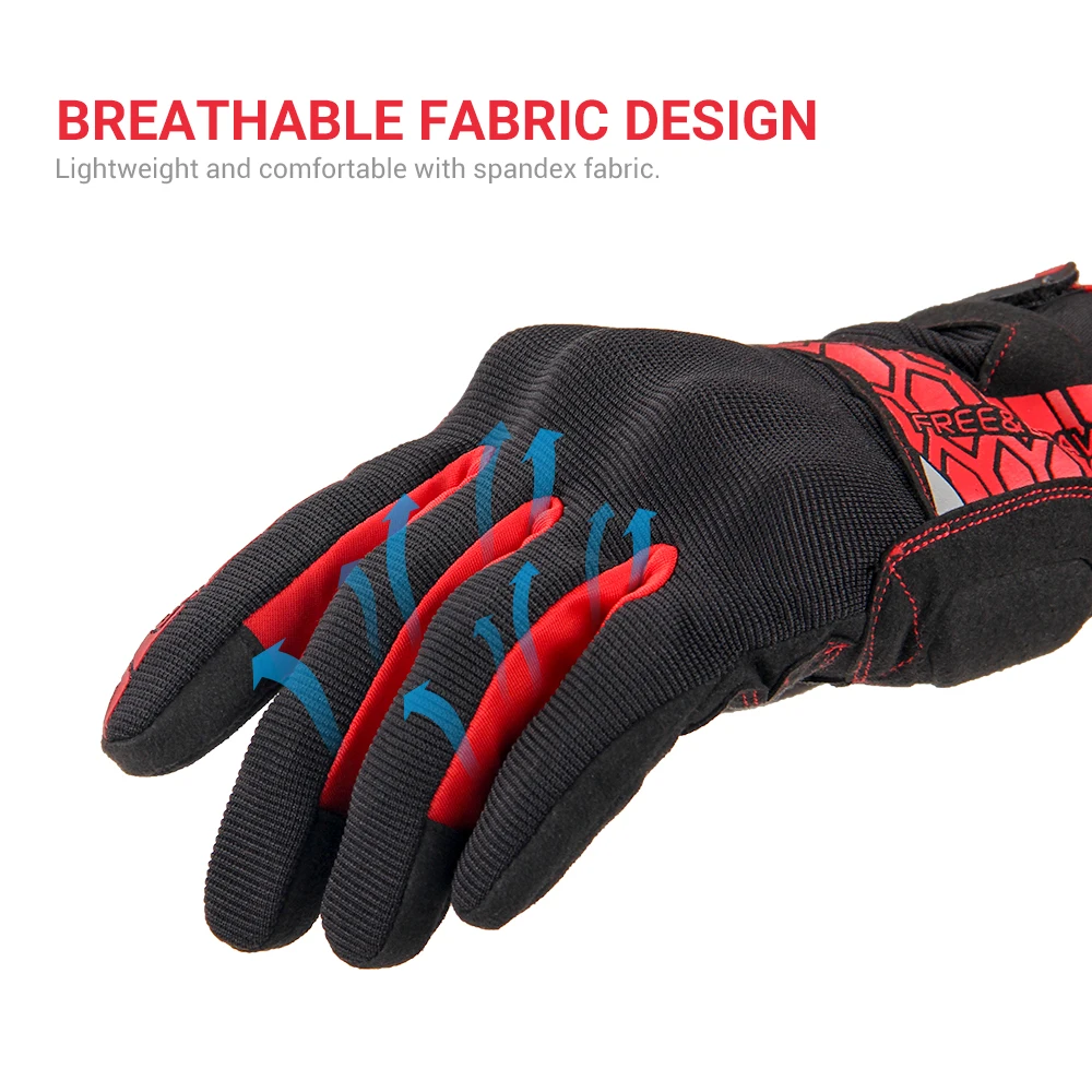 Дешево Перчатки для мотоцикла HEROBIKER, мотоциклетные перчатки Gant Moto с сенсорным экраном, перчатки для мотокросса, дышащие перчатки для гонок, езды на ...