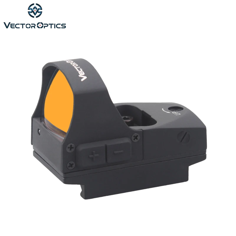 

Vector Optics Spirit 1x25 MIni Red Dot Sight Hunting Fits Pistol Glock 9mm or 21mm Pincatinny Battery Side Taken Out