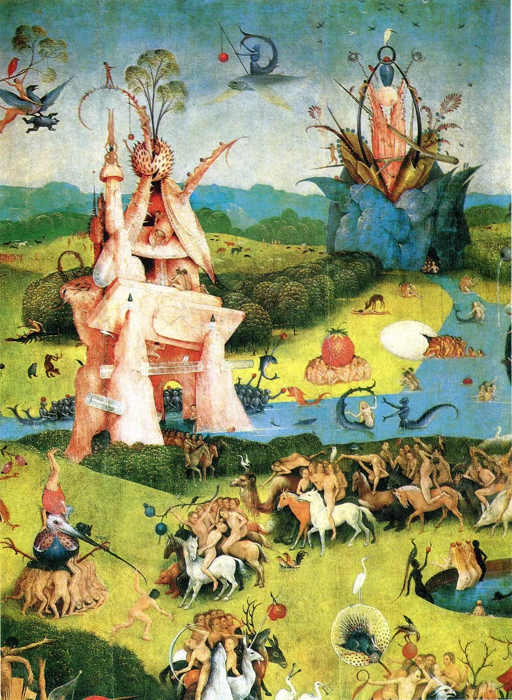 The Garden Of Earthly Delights Hieronymus Bosch Art Poster Family