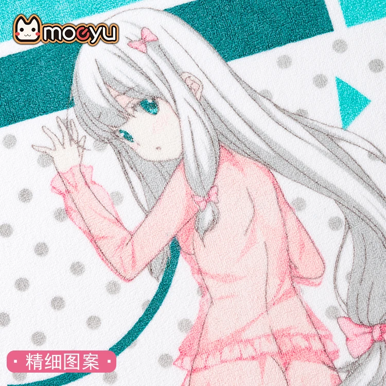 Аниме sagiri Izumi полотенце меняющее цвет кузова Цвет Изменяемая микрофибры для