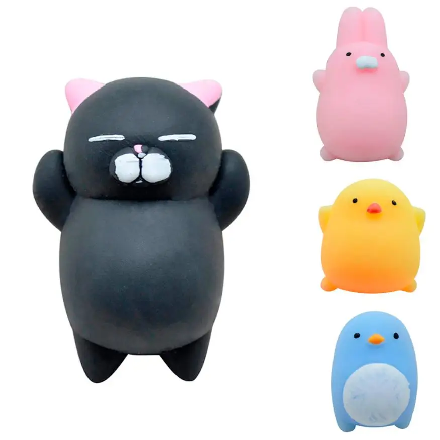 Милый Моти Squishy Cat Squeeze Исцеление весело дети Kawaii Игрушка снятие стресса Декор - изображение