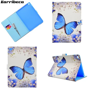 

Flower butterfly animal Magnet PU leather case for iPad air 2 tablet cover hoesje coque kryt etui funda puzdra kilif carcasa