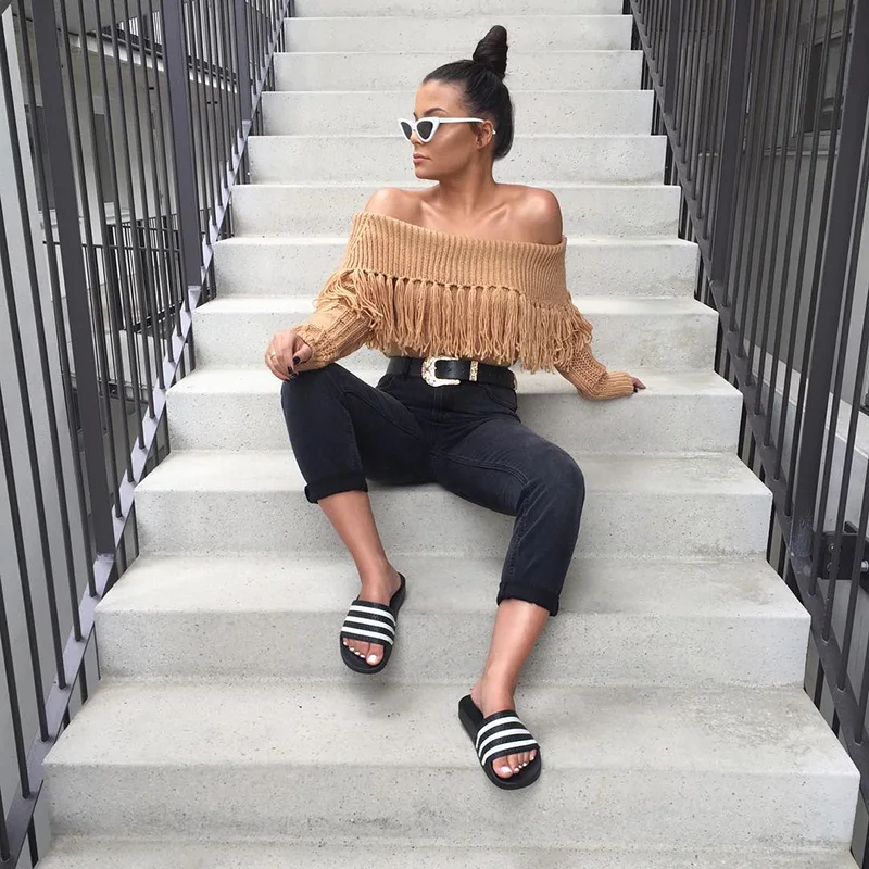 Off The Shoulder Sweater Women (9)