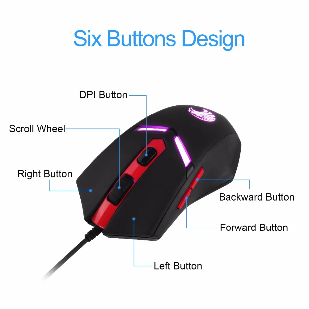 5. gaming mouse 3200 dpi